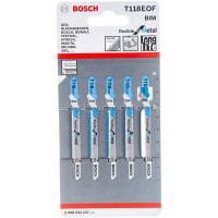 Пилки для лобзика Bosch металл 54мм крив T118EOF (5 шт)