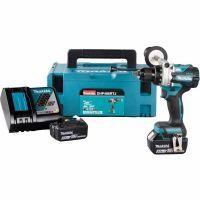 Шуруповерт дрель ак Makita DHP486RTJ уд. LXT BL 18В, 13мм, 125/65Нм (2x5.0Ач, з/у, Makpac)